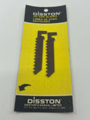 New Old Stock DISSTON Canada No. 3699 Bayonet Style HSS Fibreglass Cutting Jig Saw blades 2 pack 6 Teeth