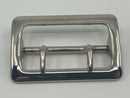 New Old Stock North & Judd USA made Sam Browne 2-1/4" Nickel Plated SOLID Brass Belt Buckle
