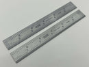 4 pc SET New Old Stock 1980s Rabone Chesterman UK made Rules 12" and 6"