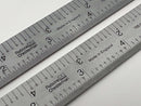 4 pc SET New Old Stock 1980s Rabone Chesterman UK made Rules 12" and 6"