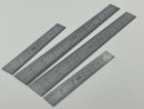 4 pc SET New Old Stock 1980s Rabone Chesterman UK made Rules 12" and 6"