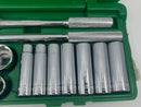 New Old Stock SK Tools USA made SUPERKROME 23 pc 1/2" Socket Set IMPERIAL - Cardon Tools