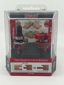 Freud 99-760 Premier Adjustable Rail and Stile Router Bit Set (Round Over ), 1/2-Inch Shank Made in ITALY 