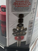 Freud 99-760 Premier Adjustable Rail and Stile Router Bit Set (Round Over ), 1/2-Inch Shank Made in ITALY 