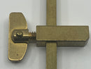 Excellent Vintage Solid Brass 8" Hatagane Japanese Model Makers / Instrument Makers Clamps