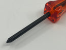 New Old Stock FACOM made in FRANCE 3pc Screwdriver Set  Pozidriv -Orange  ISORYL Handles