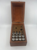 Excellent Hard-To-Find Hardinge USA Made 11 pc Set 2VB Collets 3/32" - 1/2" Range 