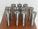 Excellent Hard-To-Find Hardinge USA Made 11 pc Set 2VB Collets 3/32" - 1/2" Range 