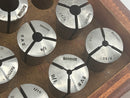 Excellent Hard-To-Find Hardinge USA Made 11 pc Set 2VB Collets 3/32" - 1/2" Range 