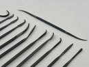 New Old Stock GROBET USA 6″ Diesinkers’ Riffler 12pc Set, CUT 0,  No. 32.020 Discontinued - Made in ITALY