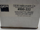 New Old Stock Gem Instrument Co.  Magnetic Base and Dial Test Indicator Set