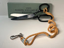 New VERY Old Stock German Made Stretcher Bearer Scissors with removable Lanyard ( premium quality and  razor sharp ) 