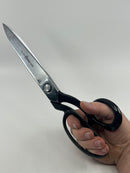 New Old Stock Clauss USA Made 12-3/4" Heavy Duty Adjustable Bent Handle Industrial Shears / Scissors