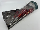 RARE New Old Stock WIHA WEST- GERMANY 5pc SLOT & PHILLIPS Screwdriver Set c/w CHERRY Red Acetate Handles 