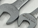 Excellent 5pc Gray Canada BA and BSW Double Open End Wrench Set 2BA - 3/16 BSW  to  7/16 BSW - 1/2 BSW Range