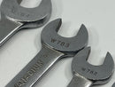 Excellent 5pc Gray Canada BA and BSW Double Open End Wrench Set 2BA - 3/16 BSW  to  7/16 BSW - 1/2 BSW Range