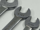 Excellent 5pc Gray Canada BA and BSW Double Open End Wrench Set 2BA - 3/16 BSW  to  7/16 BSW - 1/2 BSW Range