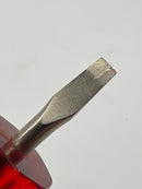RARE New Old Stock WIHA WEST- GERMANY Stubby  SLOT  Screwdriver Set c/w CHERRY Red Acetate Handle