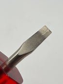 RARE New Old Stock WIHA WEST- GERMANY Stubby  SLOT  Screwdriver Set c/w CHERRY Red Acetate Handle