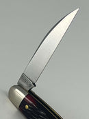 New Old Stock 2020  Great Eastern Cutlery - Tidioute Cutlery PA USA Hand Crafted Folding Knife - Blood Red Jigged Bone - 2 Blades