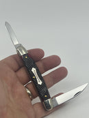 New Old Stock 2020  Great Eastern Cutlery - Tidioute Cutlery PA USA Hand Crafted Folding Knife - Blood Red Jigged Bone - 2 Blades