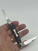 New Old Stock 2020  Great Eastern Cutlery - Tidioute Cutlery PA USA Hand Crafted Folding Knife - Blood Red Jigged Bone - 2 Blades