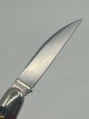 New Old Stock 2020  Great Eastern Cutlery - Tidioute Cutlery PA USA Hand Crafted Folding Knife - Blood Red Jigged Bone - 2 Blades