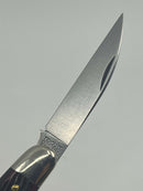 New Old Stock 2020  Great Eastern Cutlery - Tidioute Cutlery PA USA Hand Crafted Folding Knife - Blood Red Jigged Bone - 2 Blades