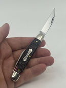 New Old Stock 2020  Great Eastern Cutlery - Tidioute Cutlery PA USA Hand Crafted Folding Knife - Blood Red Jigged Bone - 2 Blades