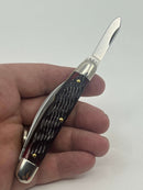 New Old Stock 2020  Great Eastern Cutlery - Tidioute Cutlery PA USA Hand Crafted Folding Knife - Blood Red Jigged Bone - 2 Blades