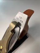 Woodworking plane with 'LIE-NIELSEN' branding on a white background