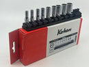 Koken made in Japan Z-series RS2300XZ/9 6 Point METRIC Semi-Deep Socket Set 5.5 mm - 14 mm Range