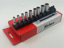 Koken made in Japan Z-series RS2300XZ/9 6 Point METRIC Semi-Deep Socket Set 5.5 mm - 14 mm Range