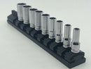 Koken made in Japan Z-series RS2300XZ/9 6 Point METRIC Semi-Deep Socket Set 5.5 mm - 14 mm Range