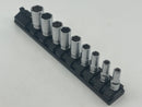 Koken made in Japan Z-series RS2300XZ/9 6 Point METRIC Semi-Deep Socket Set 5.5 mm - 14 mm Range