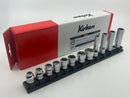 Koken Japan Z-series 12 pc 3/8" dr , 6 Point METRIC Deep & Shallow Socket Set 8 mm - 19 mm Range  RS3X00MZ/12