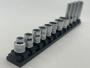 Koken Japan Z-series 12 pc 3/8" dr , 6 Point METRIC Deep & Shallow Socket Set 8 mm - 19 mm Range  RS3X00MZ/12