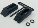 Northwestern USA made Pair of Low Profile Small Steel Toe Clamps No. 41102