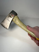 Excellent WALTERS Canada Black Diamond MIDGET Hatchet with Original Handle & PAPER Label