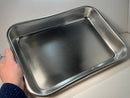 New Old Stock 1960s CANADIANA Stainless Steel Tray / Dish / Pan 15-3/4" x 11-1/4" x 2" 