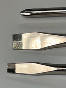 New Old Stock WIHA WEST- GERMANY 5pc SLOT & PHILLIPS Screwdriver Set c/w CHERRY Red Acetate Handles