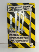 New Old Stock 1960s  KASTAR USA 5pc UTILITY WRENCH & IGNITION SET Includes SPARK Plug Gap Clearance Chart 