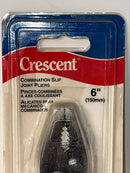New Old Stock Crescent USA Made 6" Combination Slip Joint Pliers No. G26V - Cardon Tools