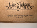 UN-USED Lie-Nielsen 212 Small Iron Scraping Plane New In BOX 