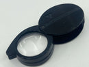 New Old Stock 1980s Bausch & Lomb USA made 4x , 5x , 9x Folding Pocket Magnifier Loupe with Ground Glass Lenses