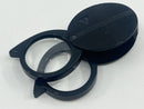 New Old Stock 1980s Bausch & Lomb USA made 4x , 5x , 9x Folding Pocket Magnifier Loupe with Ground Glass Lenses