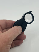 New Old Stock 1980s Bausch & Lomb USA made 4x , 5x , 9x Folding Pocket Magnifier Loupe with Ground Glass Lenses