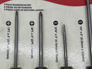 New Old Stock 1980s CRESCENT USA Made 4pc Screwdriver SET 2-SLOTTED AND 2-PHILLIPS