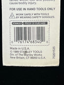 New Old Stock Circa 1989 STANLEY YANKEE Screwdriver Bit 68-340 7/32" Slot USA MADE