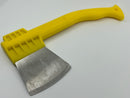 New Old Stock RESOURCEFUL REDNECK ( Trail Blazer )  MADE IN CANADA YELLOW  Hatchet Axe with 440 Stainless Steel Blade